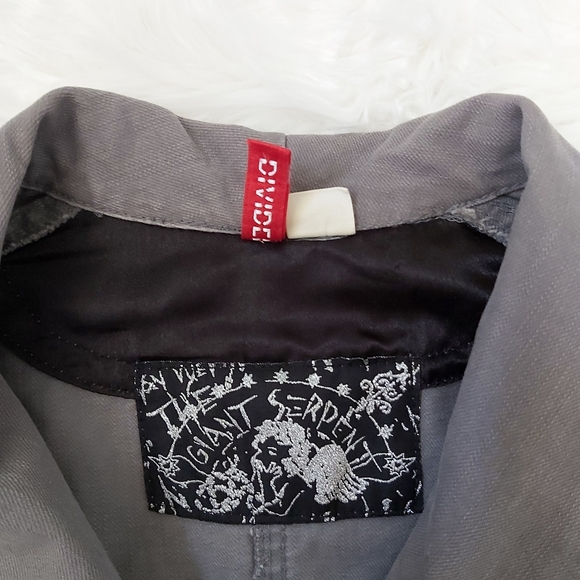 H&M grey fitted blazer jacket - Picture 6 of 9